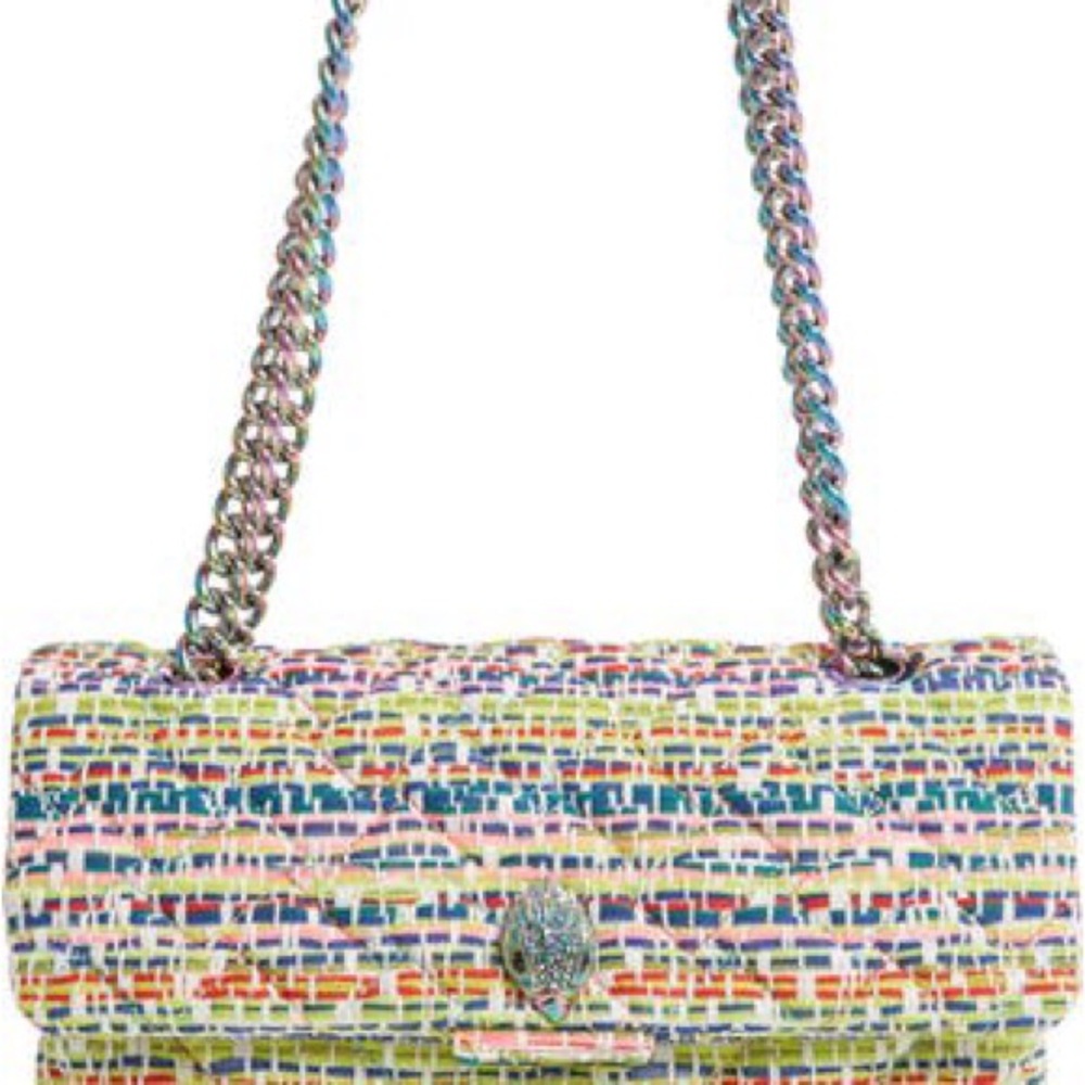 Kurt Geiger London Large Kensington Multicolor Quilted Women's Bag - Picture 6 of 6